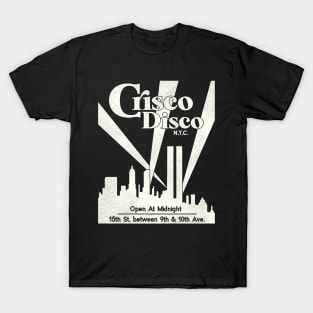 Defunct Crisco Disco 70s 80s Gay Nightclub NYC T-Shirt